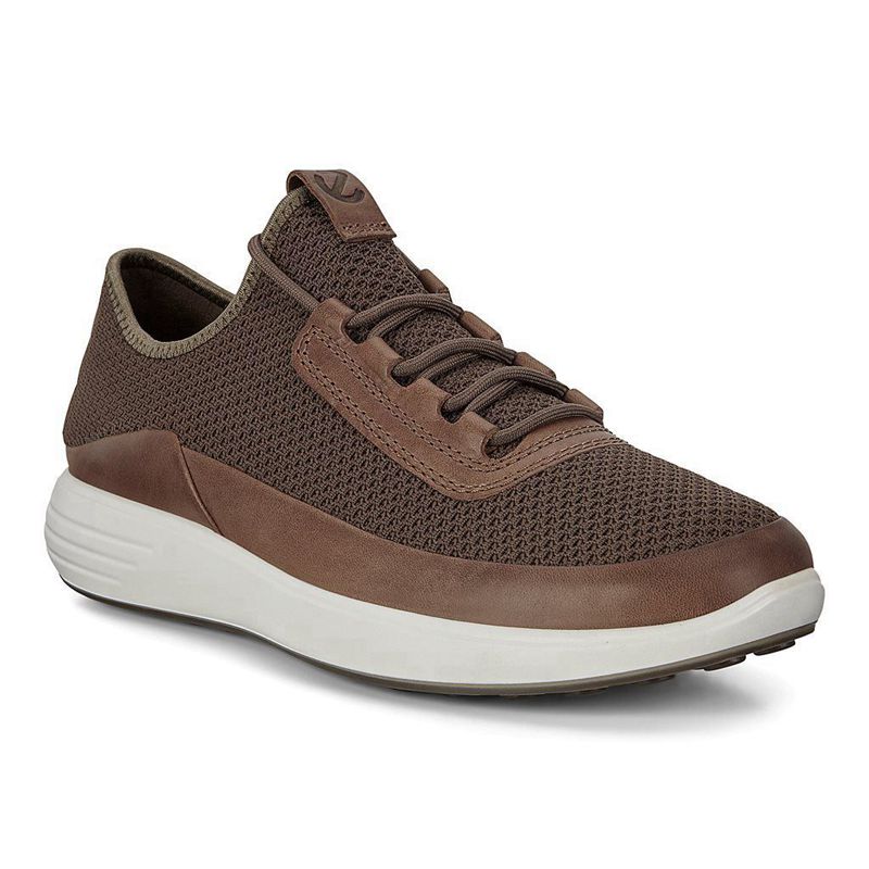 Zapatillas Ecco Soft 7 Runner Para Hombre,Marrones,162374-KHG